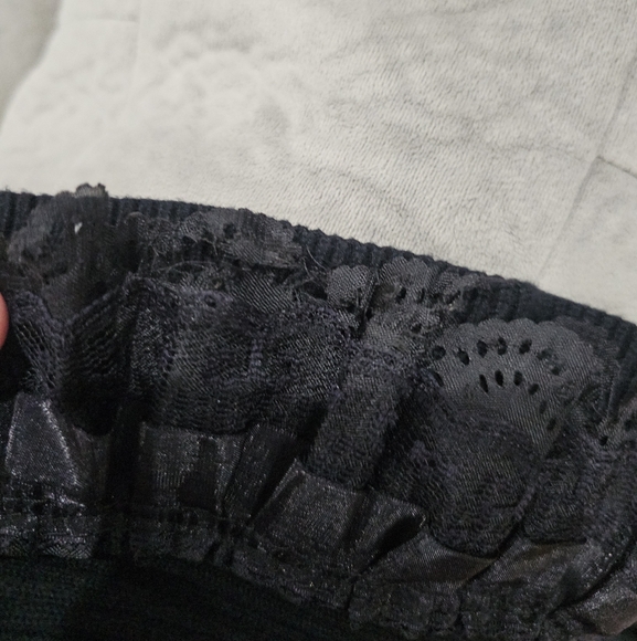 Dolls Killl Widow Celestial Darkness Knit Top Cardigan Sweater Black Lace XXL - Picture 7 of 9